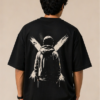 drip smile oversized t shirt – minimal streetwear black tee drip smile oversized t shirt – minimal streetwear black tee
