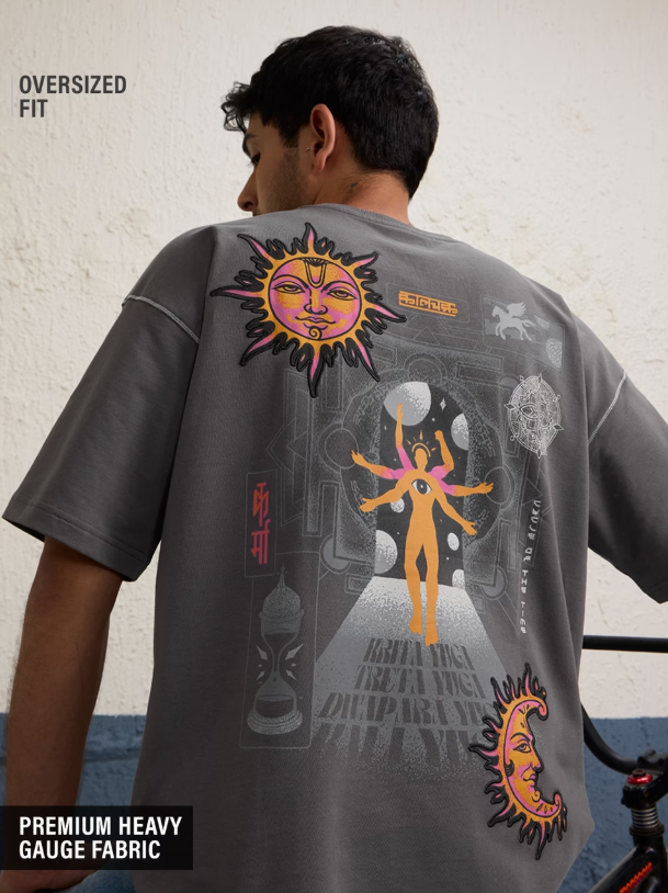 cosmic surya oversized tee