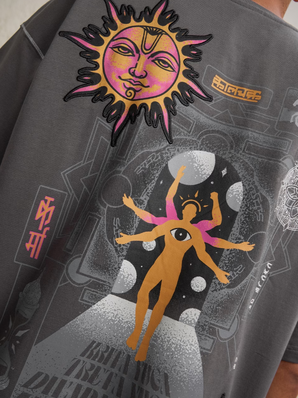 cosmic surya oversized tee