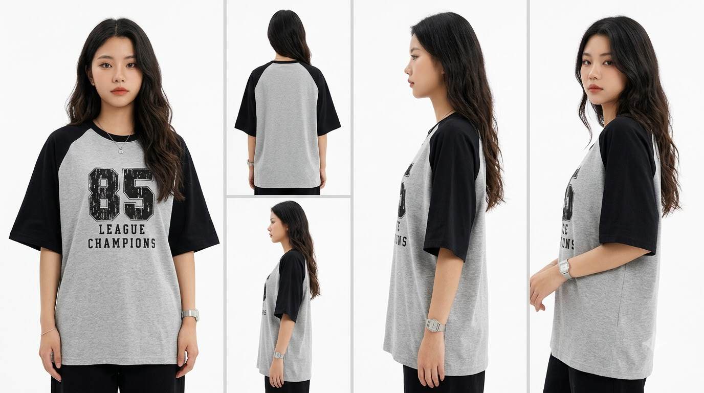Woman_modeling_raglan_t-shirt_20260910041829 oversized printed t-shirt