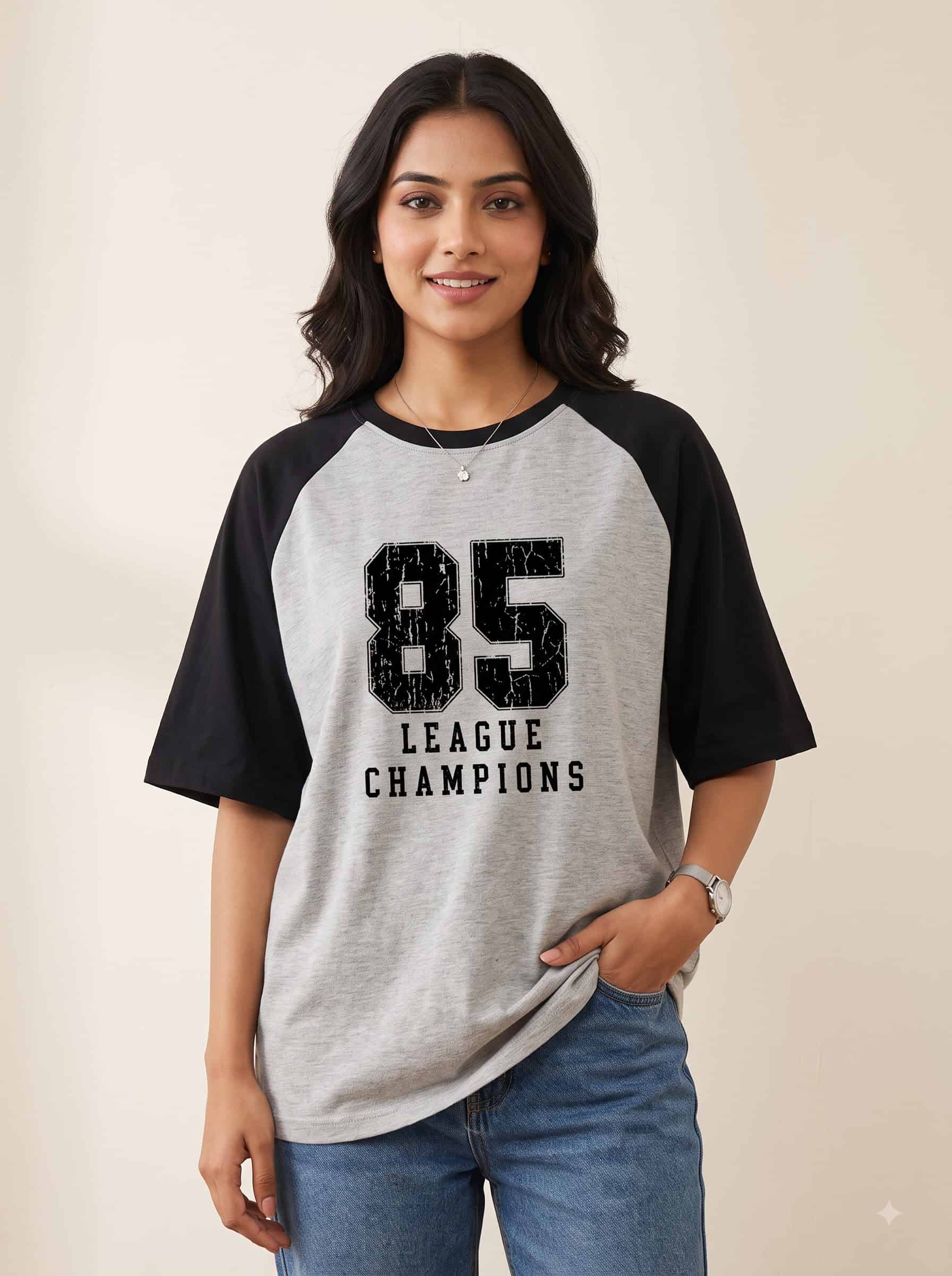 Woman_posing_in_gray_T-shirt_2K_20260910041802 oversized printed t-shirt